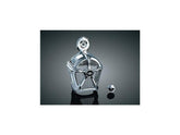 Kuryakyn Mach 2 Horn Cover With Chrome Mesh Chrome Kuryakyn Default Title