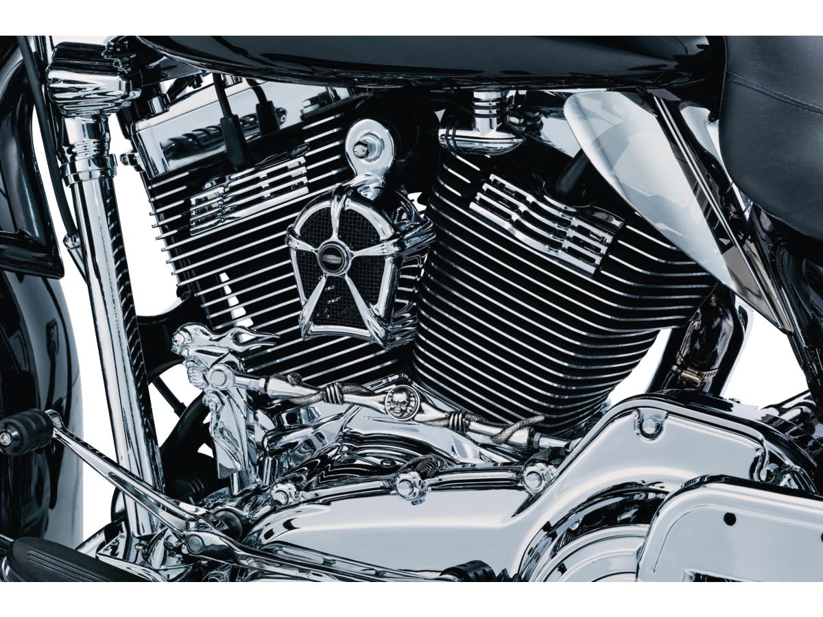 Kuryakyn Mach 2 Horn Cover With Chrome Mesh Chrome Kuryakyn