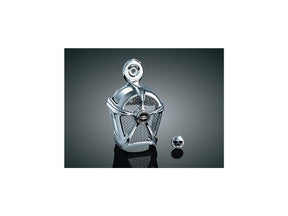 Kuryakyn Mach 2 Horn Cover With Chrome Mesh Chrome Kuryakyn Default Title