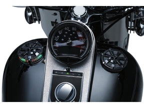 Kuryakyn Alley Cat Led Fuel And Battery Gauge, Gloss Black Fuel &Amp; Battery Gauge Kuryakyn Default Title
