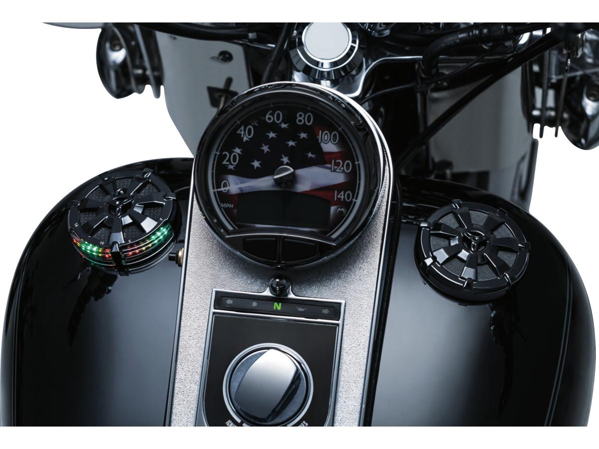 Kuryakyn Alley Cat Gas Cap Black Gloss Kuryakyn
