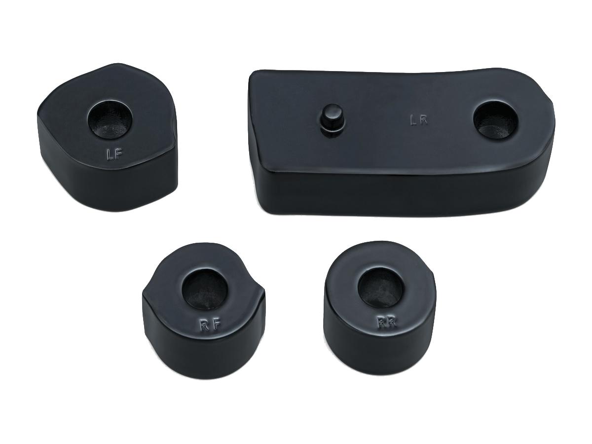 Kuryakyn Driver Floor Board Spacers Gloss Black Kuryakyn Default Title