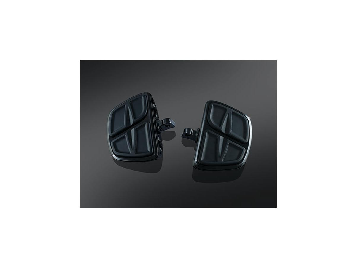 Kuryakyn Kinetic Mini Floorboards Black, Gloss Kuryakyn