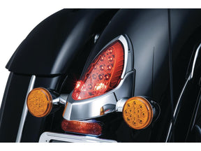 Kuryakyn Taillight Top Trim Chrome Kuryakyn