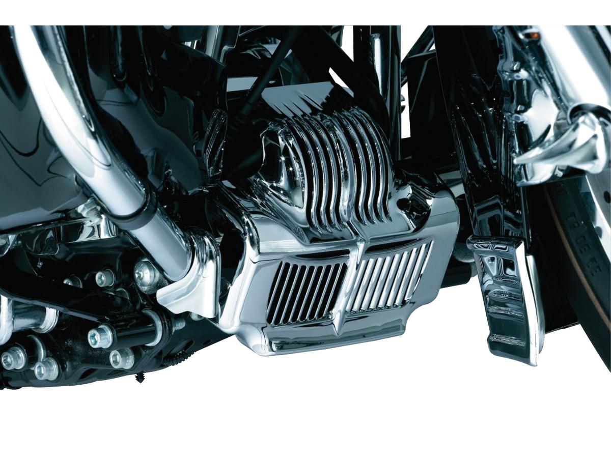 Kuryakyn Oil Cooler Cover Chrome Kuryakyn