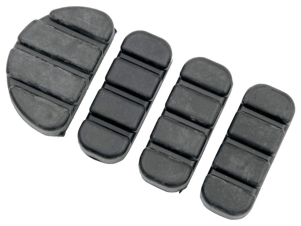 Kuryakyn Iso Brake Pedal Pad Replacement Rubber Black Kuryakyn Default Title