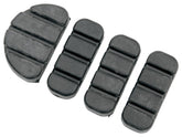 Kuryakyn Iso Brake Pedal Pad Replacement Rubber Black Kuryakyn Default Title