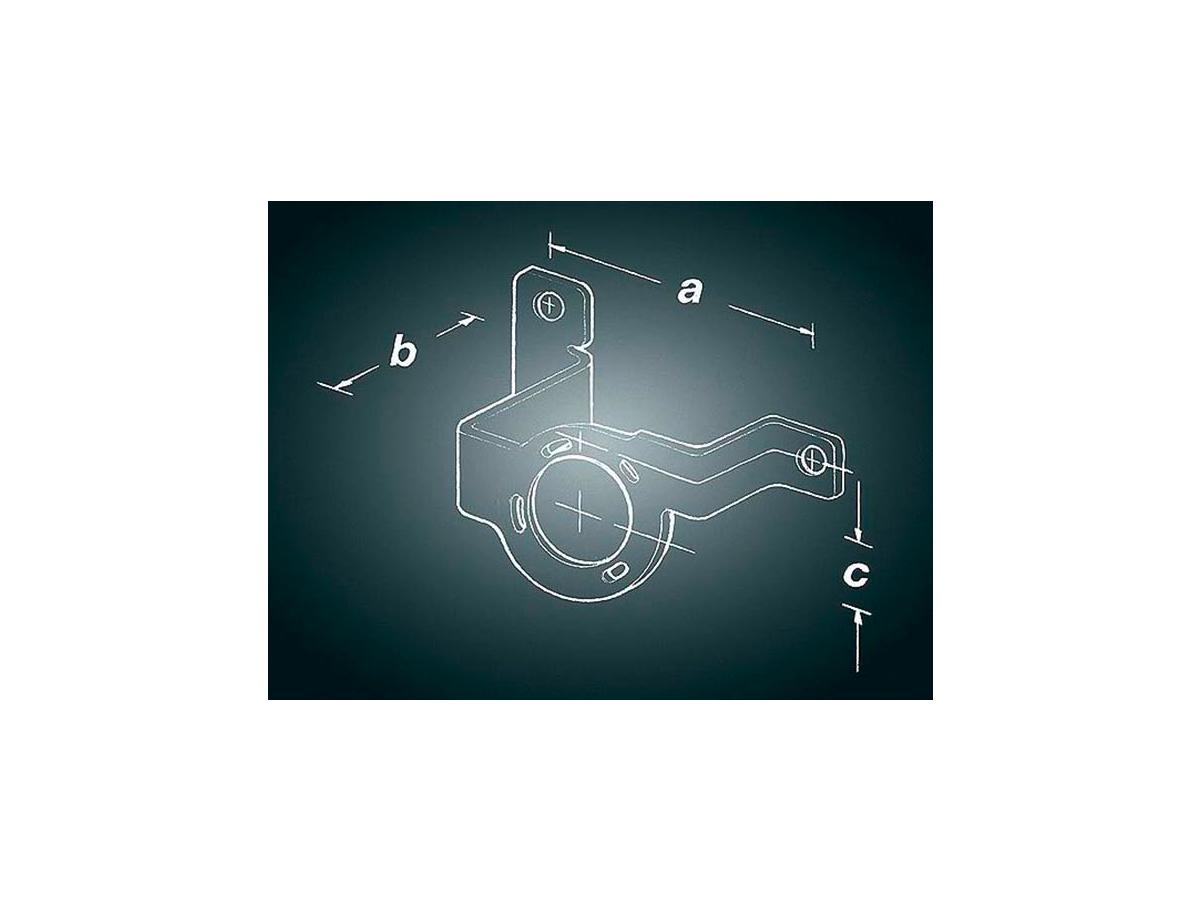 Kuryakyn Carburetor Support Bracket Chrome Kuryakyn