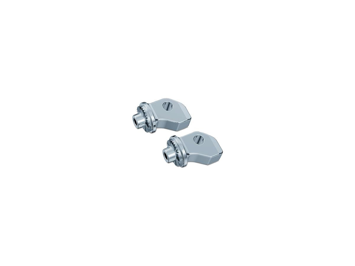 Kuryakyn Splined Peg Adapters Chrome Kuryakyn Default Title