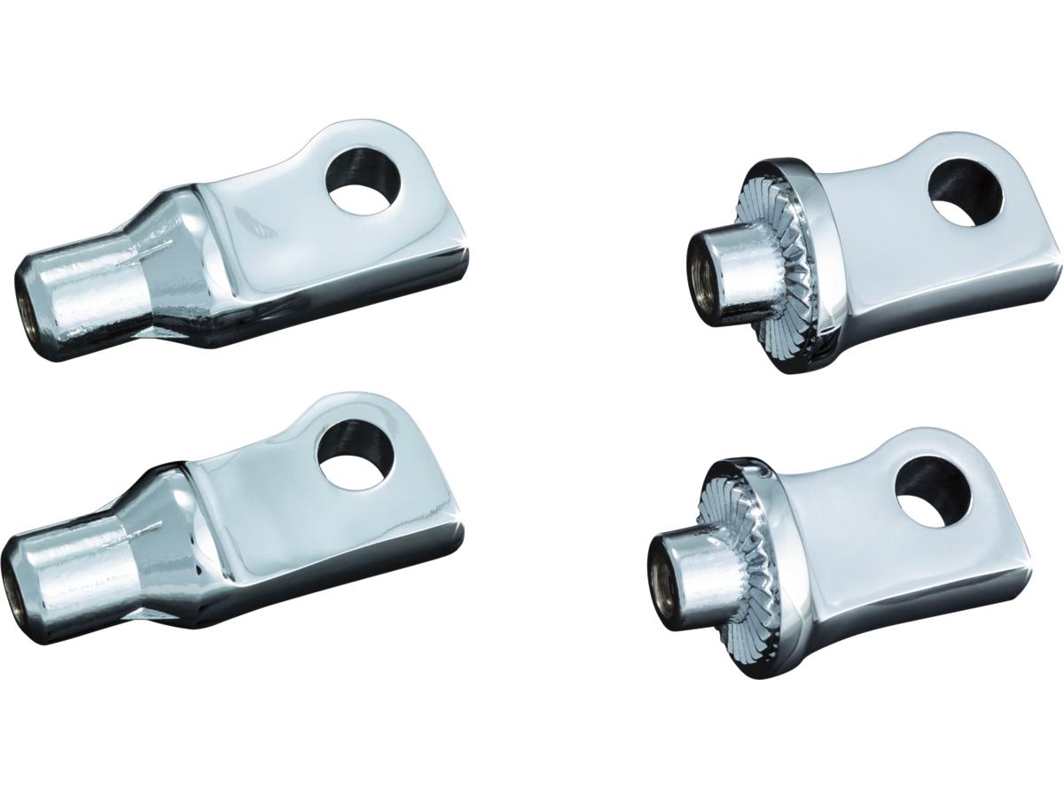 Kuryakyn Splined Peg Adapters Chrome Kuryakyn Default Title