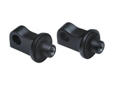 Kuryakyn Splined Peg Adapters Black Satin Kuryakyn Default Title