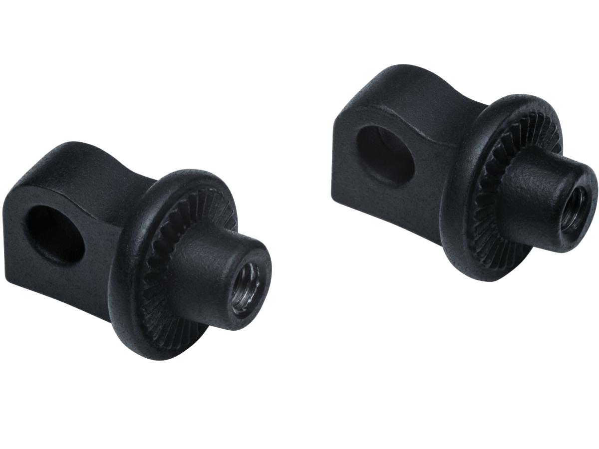 Kuryakyn Splined Peg Adapters Black Satin Kuryakyn Default Title