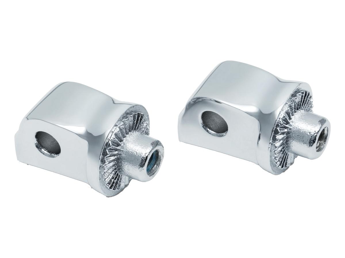 Kuryakyn Splined Peg Adapters Chrome Kuryakyn Default Title