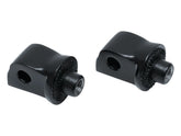 Kuryakyn Splined Peg Adapters Gloss Black Gloss Kuryakyn Default Title