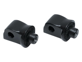 Kuryakyn Splined Peg Adapters Gloss Black Gloss Kuryakyn Default Title
