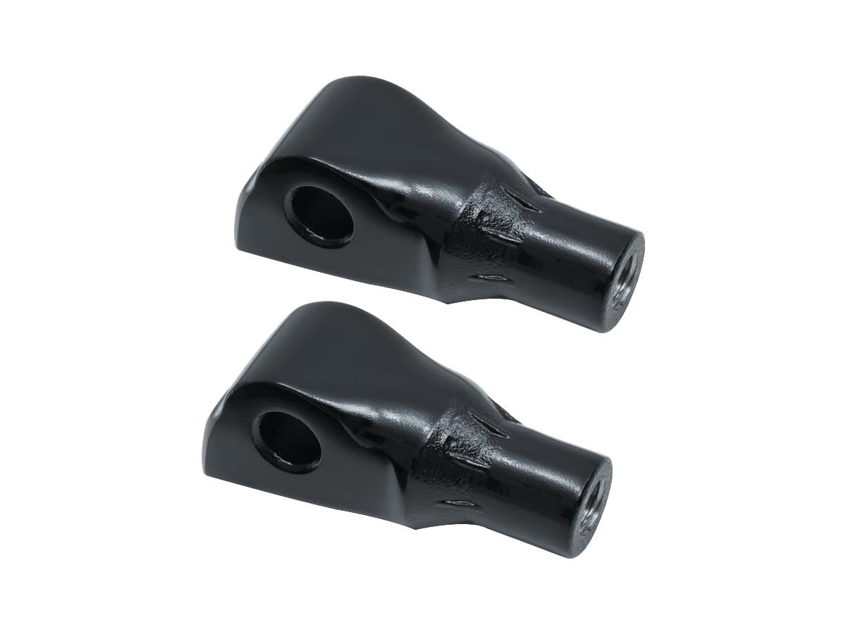 Kuryakyn Tapered Male Mount Peg Adapters Gloss Black Kuryakyn Default Title