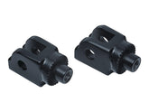 Kuryakyn Splined Peg Adapters Gloss Black Gloss Kuryakyn Default Title