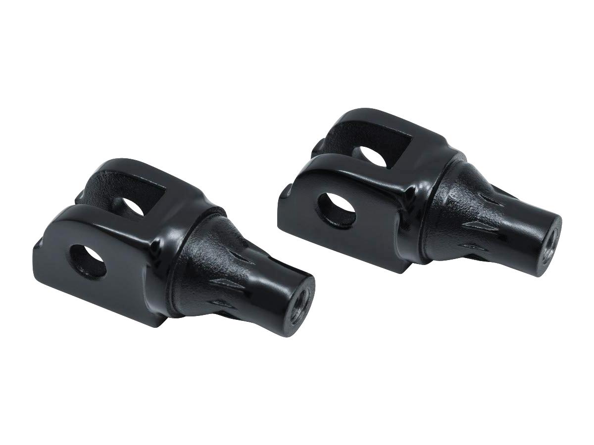 Kuryakyn Tapered Male Mount Peg Adapters Gloss Black Kuryakyn Default Title