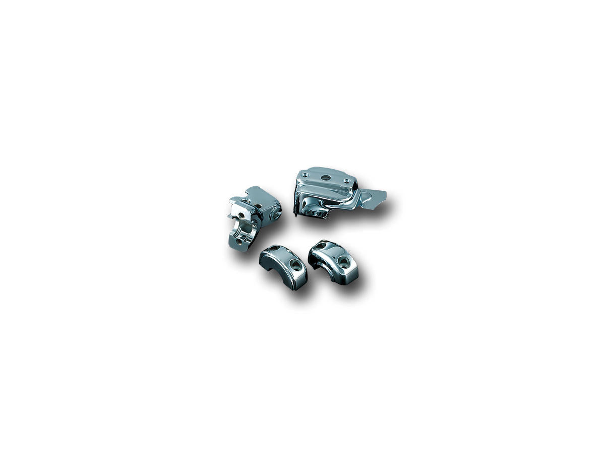 Kuryakyn Brake And Clutch Control Dress Up Kit Chrome Dual Disc Kuryakyn Default Title