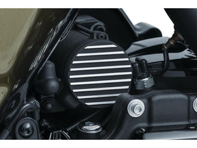 Kuryakyn Finned Starter End Accent Black Kuryakyn