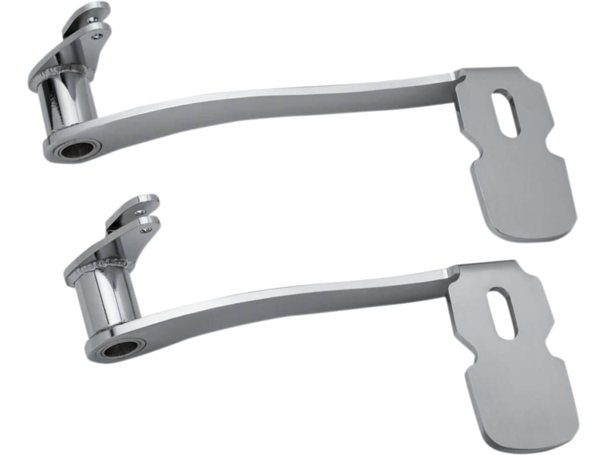 Kuryakyn Extended Brake Pedals, For Models Without Fairing Lowers, Chrome Extended Brake Pedal Kuryakyn Default Title