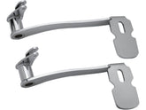 Kuryakyn Extended Brake Pedals, For Models Without Fairing Lowers, Chrome Extended Brake Pedal Kuryakyn Default Title