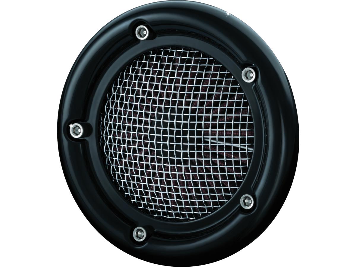 Velociraptor Air Cleaner Kit Black Gloss Holy Death Motorcycle Co.