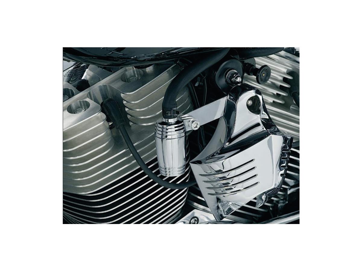 Kuryakyn Bluegrass Breather Kit 1/2" Crankcase Vent Hose Includes 5/16" 18 X 1" Mount Bolt Kuryakyn Default Title