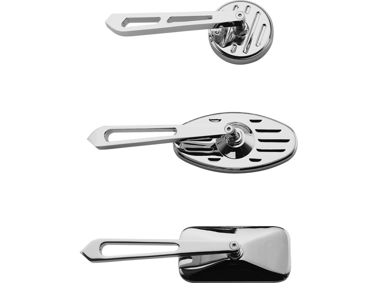 Cce Custom Oval Mirror Short Stem Chrome Cce Default Title