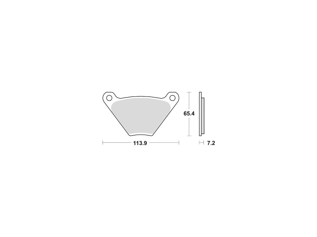 Trw Organic Replacement Brake Pads Organic Rear Trw Default Title