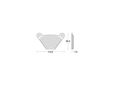 Trw Organic Replacement Brake Pads Organic Rear Trw Default Title