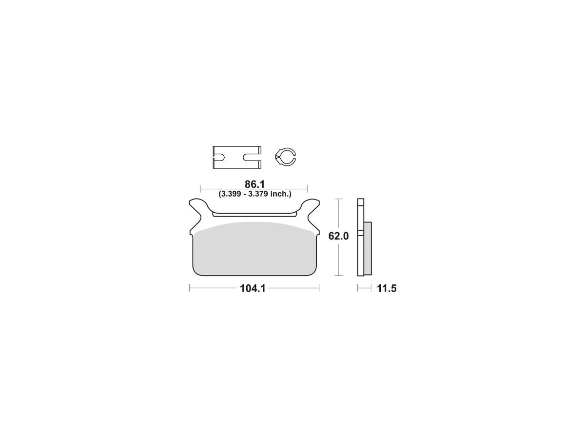 Trw Organic Replacement Brake Pads Organic Rear Trw Default Title