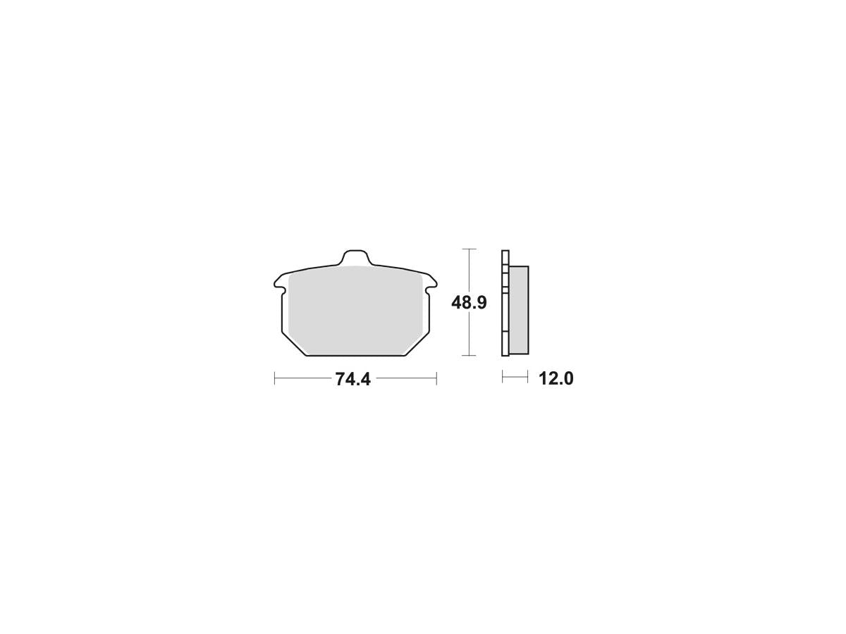 Trw Organic Replacement Brake Pads Organic Rear Trw Default Title