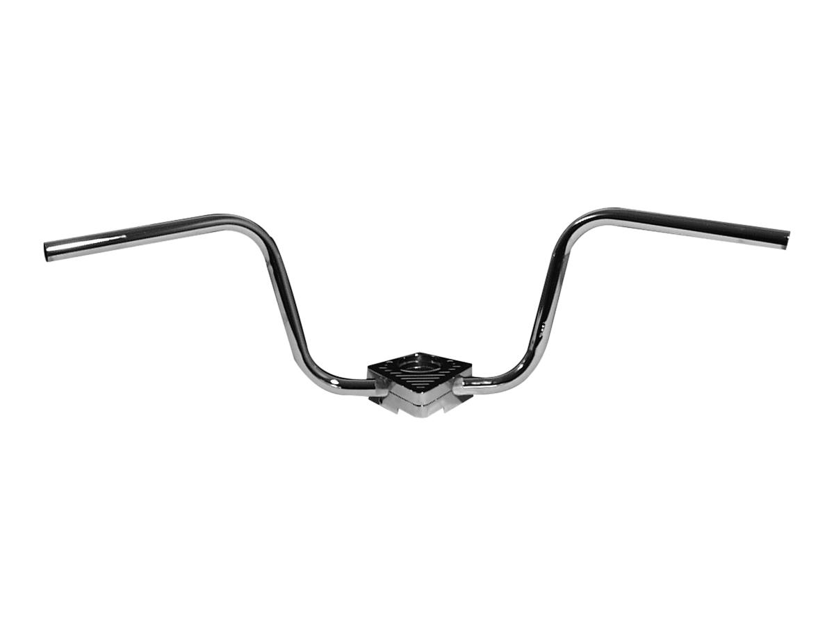 Fehling 270 Ape Hanger Handlebar Non Dimpled Chrome 7/8" Throttle Cables Fehling Default Title