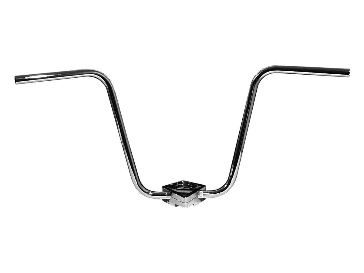 Fehling 460 Ape Hanger Handlebar Non Dimpled Chrome 1" Throttle Cables Fehling Default Title