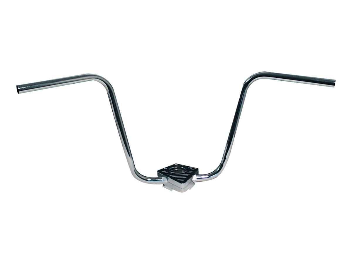 Fehling 400 Ape Hanger Handlebar Non Dimpled Chrome 1" Throttle Cables Fehling Default Title