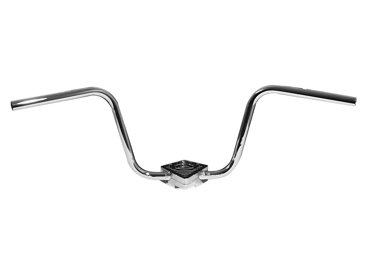 Fehling 410 Ape Hanger Handlebar Non Dimpled Chrome 7/8" Throttle Cables Fehling Default Title