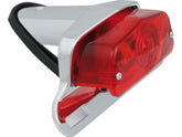 Cce Lucas Taillight With License Plate Bracket Chrome Red Dual Filament Cce Default Title