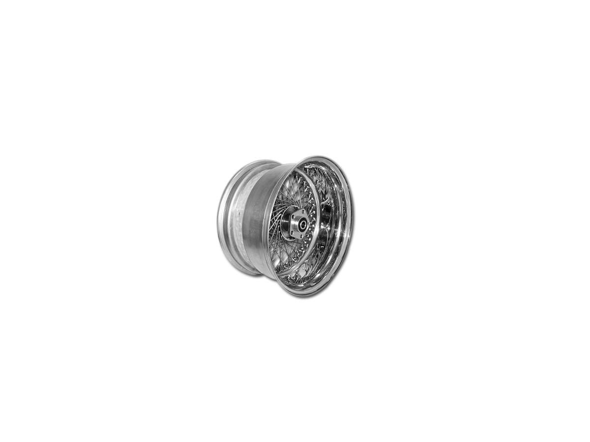 Tts Wheel Assembly 16 X3.50 Front 40 Sp. D/F Wheel Assembly Kits Polished 3/4" 16" 3,50" Dual Disc Front Tts Default Title