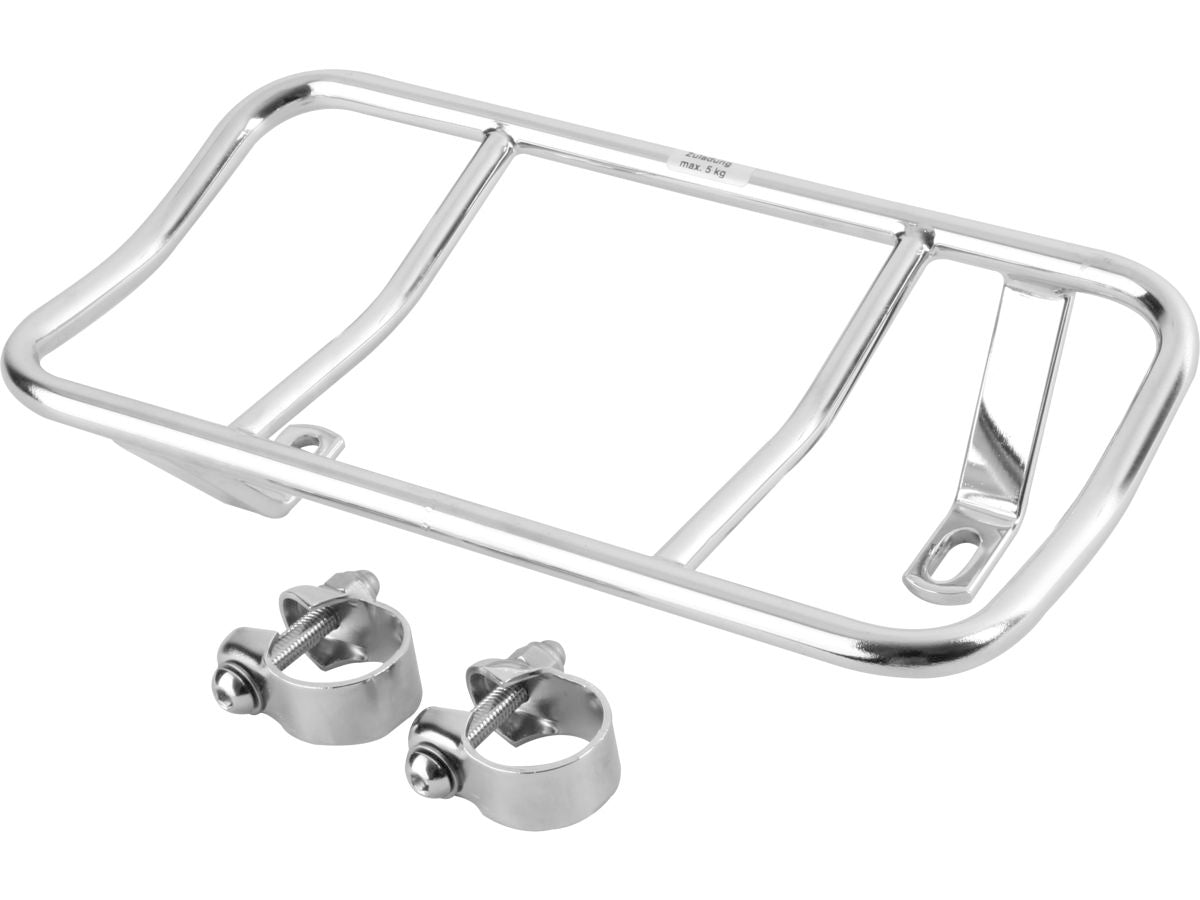 Fehling 1" Handlebar Rack Including Clamps Chrome Fehling Default Title