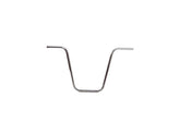 Fehling 500 Ape Hanger Handlebar Non Dimpled Chrome 1" Throttle Cables Fehling Default Title