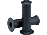 Lowbrow Fish Scale Grips Black 1" Throttle By Wire Throttle Cables Lowbrow Default Title