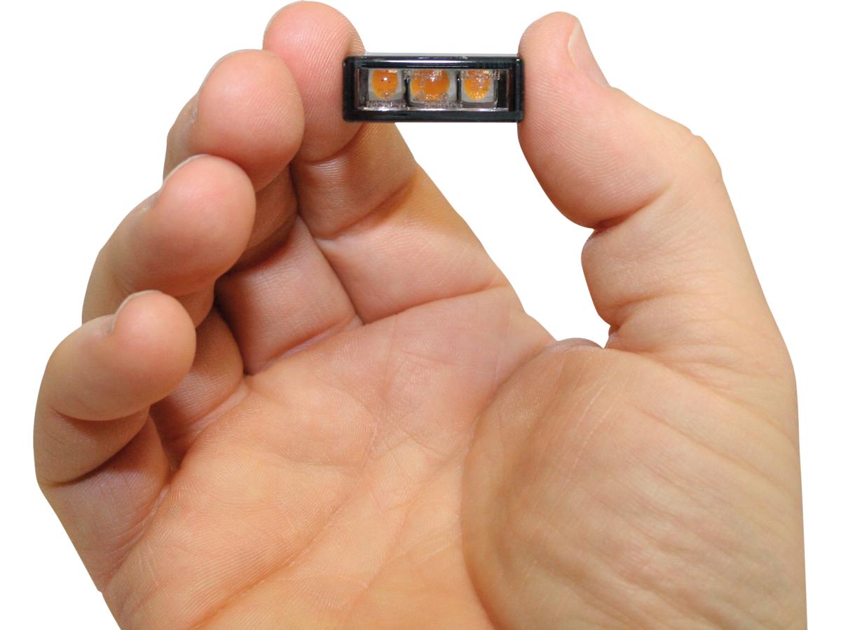 Shin Yo Cube 3 Smd H Led Turn Signal Module Height(mm): 10 , Width(mm): 27 , Depth(mm): 13 , Approved For Horizontal Installation Smoke Led Shin Yo