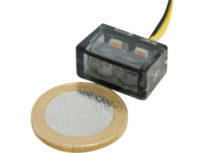 Shin Yo Cube 2 Smd H Led Turn Signal Height(mm): 10 , Width(mm): 20 , Depth(mm): 13 ,Approved For Rear, Horizontal Installation Smoke Led Shin Yo Default Title