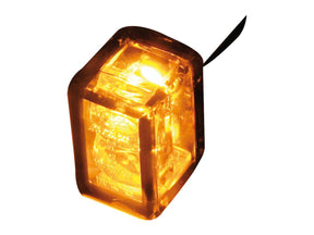 Shin Yo Cube 2 Smd V Led Turn Signal Height(mm): 17,5 , Width(mm): 11 , Depth(mm): 13 ,Approved For Rear, Vertical Installation Smoke Led Shin Yo