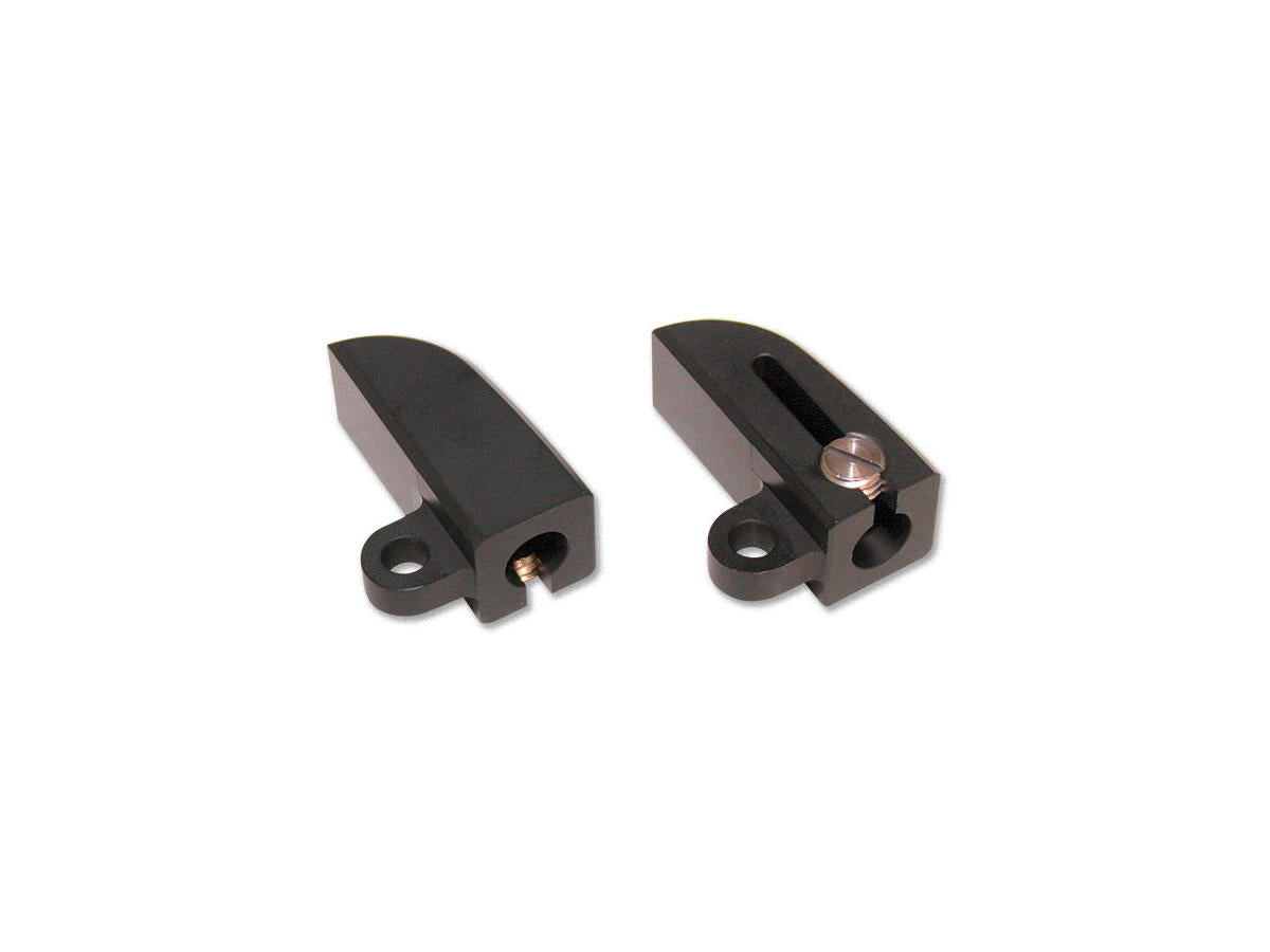 Highsider Turn Signal Bracket For 35 37 Mm Fork Tubes Black Highsider