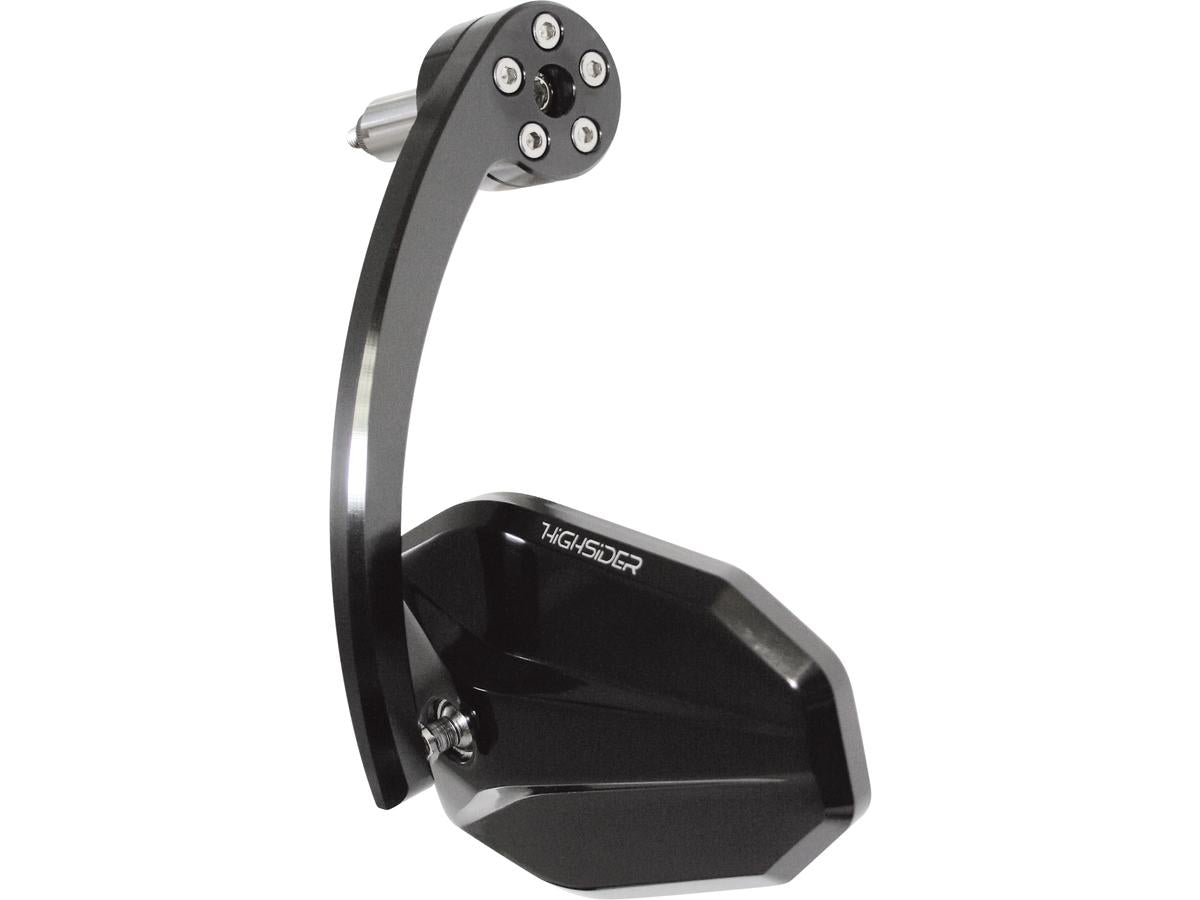 Highsider Victory Evo Bar End Mirror 130 Mm Stem Black, Anodized Highsider Default Title