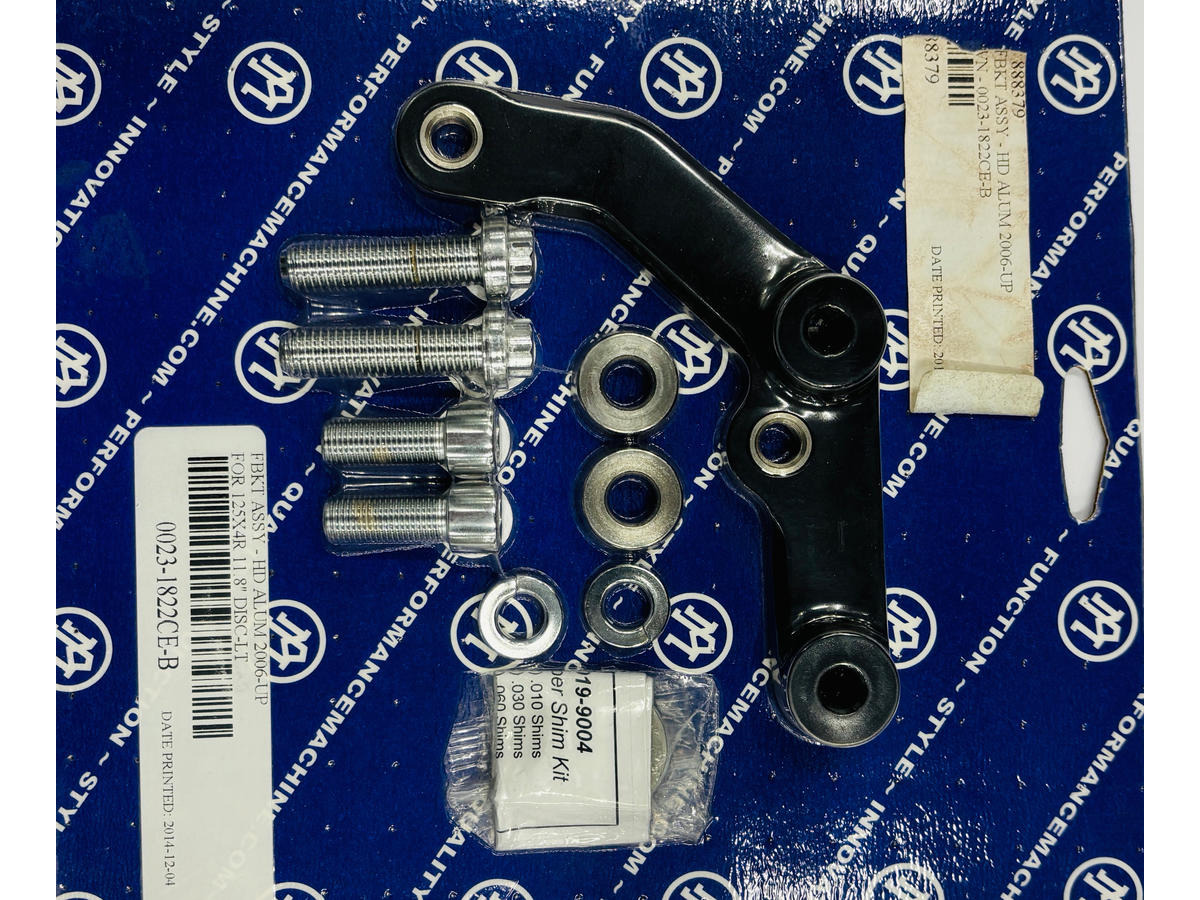 Performance Machine Front Bracket Assembly Hd Aluminum 2006 Up Brake Bracket Assembly Performance Machine Default Title