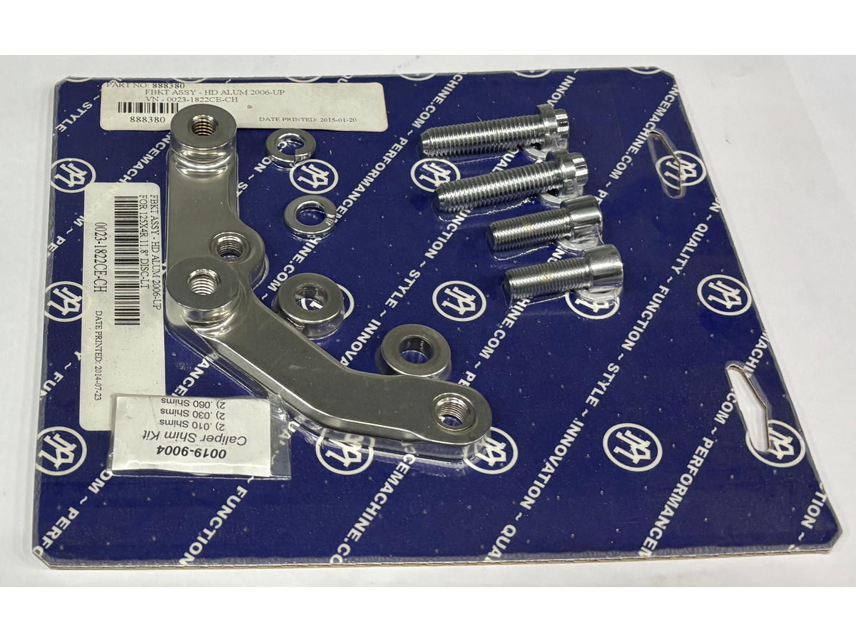 Performance Machine Front Bracket Assembly Hd Aluminum 2006 Up Brake Bracket Assembly Performance Machine Default Title