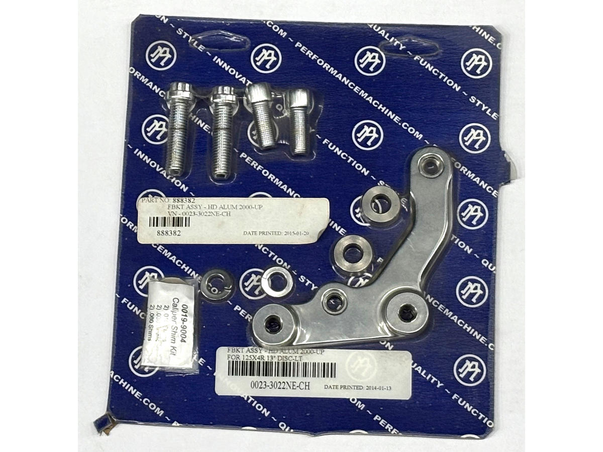 Performance Machine Front Bracket Assembly Hd Aluminum 2000 Up Brake Bracket Assembly Performance Machine Default Title